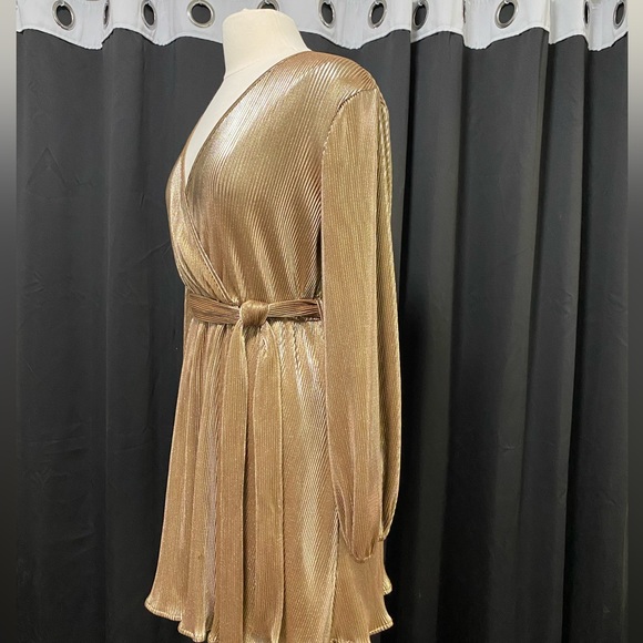 SBETRO gold party dress size L - Picture 4 of 6